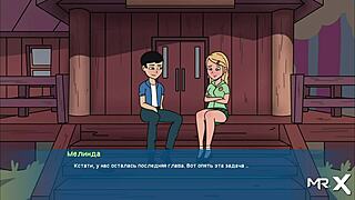 Hey, check out this cartoon teen giving a blowjob before the show, with some masturbation fun thrown in.