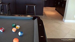 i play snooker naked and get aroused ready to suck ember james massive cock