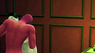 A Vampire Bites A Young Girl In This 3d Hentai Animation