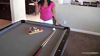 i play snooker naked and get aroused ready to suck ember james massive cock