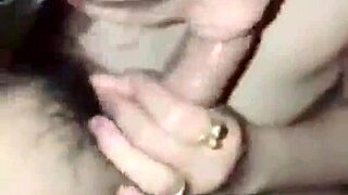 some young wife in a threesome group voyeur scene