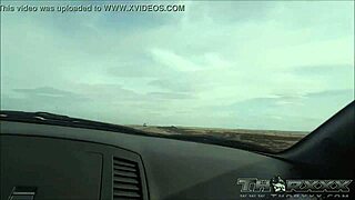 hairy guy with monster cock fucks by the road, clothes ripped