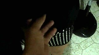 After office, sexy latina milf blows husband deep, gets creampie in homemade quickie