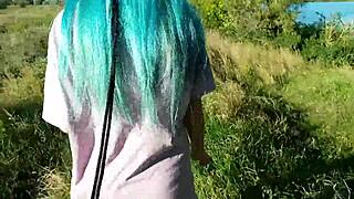 A SLAVE BY THE RIVER GIVES HERSELF TO FUCK