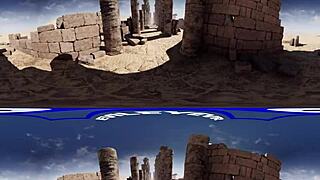 Horny Moka Mora rides wild in desert fantasy with Evileyevr