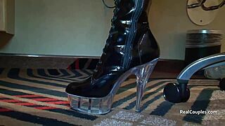 Wife Showers and Dresses Sexy for Oiled Anal Play