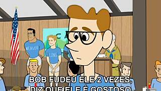 Intriguing gay cartoon unfolds at the summer camp