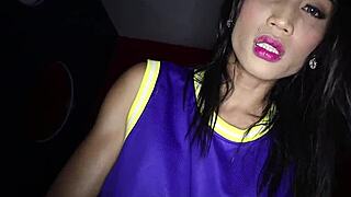 asian ladyboy with big cock fucks bareback 😈