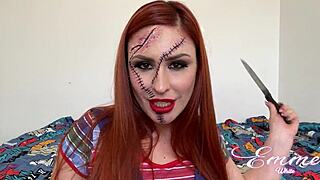 guided jerk off for halloween, stroke your cock to sexy costumes.