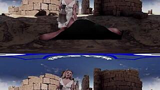 Horny Moka Mora rides wild in desert fantasy with Evileyevr