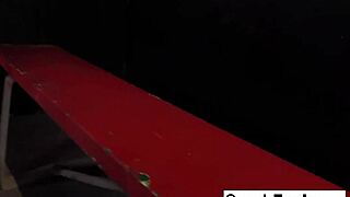 I think Sarah, the blonde pornstar, gets fucked in jail