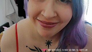 this voluptuous french amateur in shiny lingerie, shiny safyr, looks so enticing