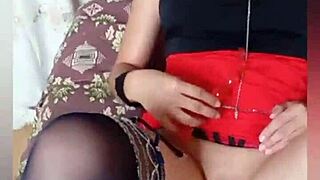 Teen 18 rides cock in cowgirl for creampie 😍