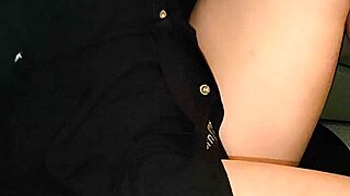 Wife masturbates in car, caught by voyeur stranger.