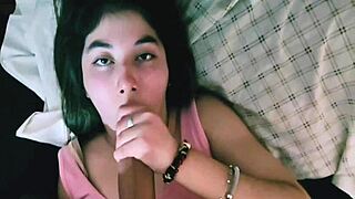 Girlfriend Performs Intense Blowjob On Boyfriend In Car With Friend Watching