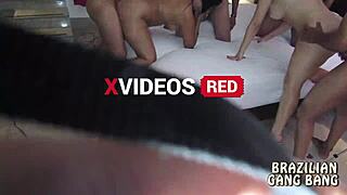 Carnaval Gangbang With Latinas And Blondes Getting Monster Cocks 😈