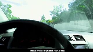 she spreads her pussy wide for that interracial pounding