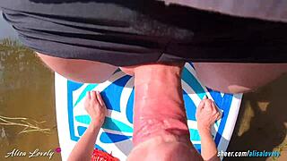 alisa lovely risky outdoor fuck.