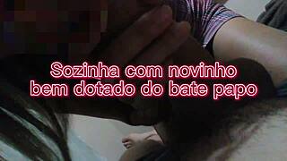 My Wife Alone With Novinho Pirocudo From Bate Papo Uol In Anal Threesome