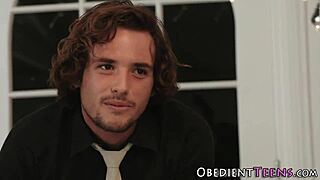 Teen Submissive Gets Plowed And Sucks Cock