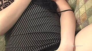 aspen stevens rides and blows with her big natural tits in cowgirl