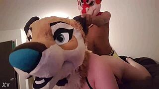 guy fucks girl in fursuit