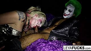 Harley Quinn Cosplay Fucked By Joker In Interracial Scene