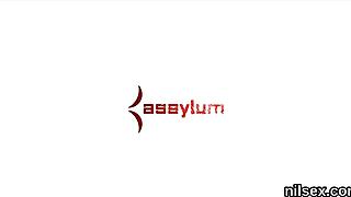 Why Is Peculiar Kitten in an Anal Madhouse? What Awkward Treatment Awaits Her Tight Hole?