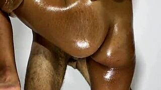 Oiled Before Creampie - Tight Pussy Latina Babe Used By Ricky Valenz