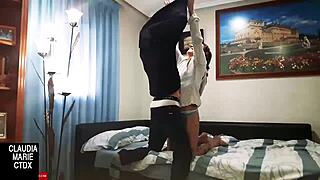 That amateur couple got fucked at home during the coronavirus quarantine