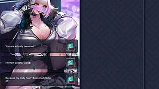 Wet and wild: A dripping wet thong hentai gameplay