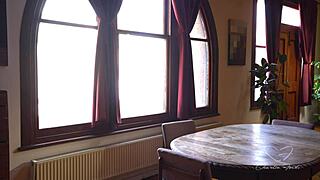 Hey, afternoon delight with teasing blonde solo.