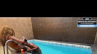 Piscininha With Lover on Stairs Gets Dick Thrust