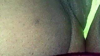 Look at my wife fingering her wet shaved pussy!