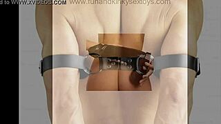 Bound in handcuffs for kinky sex!