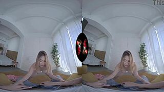 Vrlatina features a pretty Spanish hottie with sexy breasts in a detailed VR experience.