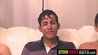 charming twinks quinton and tj jerking their hard pricks together