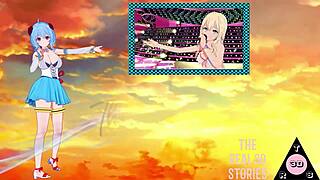 Koikatsu Mei Hatsume and Shoto Todoroki have sex with blowjob handjob and cumshot