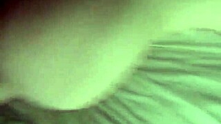 Rough morning sex with bent over doggystyle action.