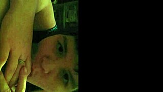 cookie bent over for blowjob and cum in mouth