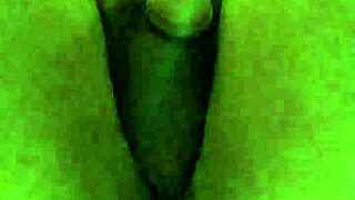 watch this shemale squirt all over a big black cock in an intense assgasm session 😈