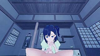 is this pov nighttime sex with hikage miyauchi the hottest hentai anal you've seen