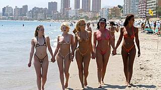 Hot Babe Outdoor Adventure Slide Show Featuring Japanese Asian Music and Scenic Views