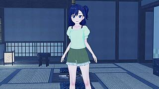 is this pov nighttime sex with hikage miyauchi the hottest hentai anal you've seen