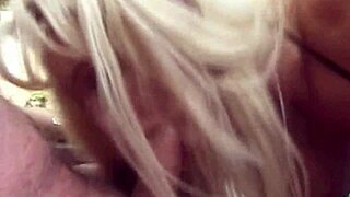 Blonde Babe Gives Amateur Blowjob In Bikini Outdoors