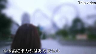 College girl Miki with huge boobs shakes wildly during intense creampie action