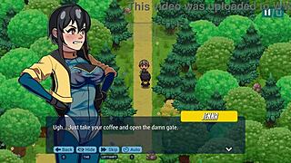 I experienced the third crisis outdoors with big tits and shaved pussy