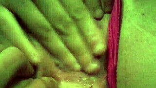 is carmen masturbating her pussy?