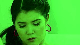 bisexual stud licks pussy during doggystyle fuck