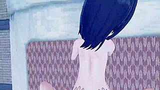 is this pov nighttime sex with hikage miyauchi the hottest hentai anal you've seen